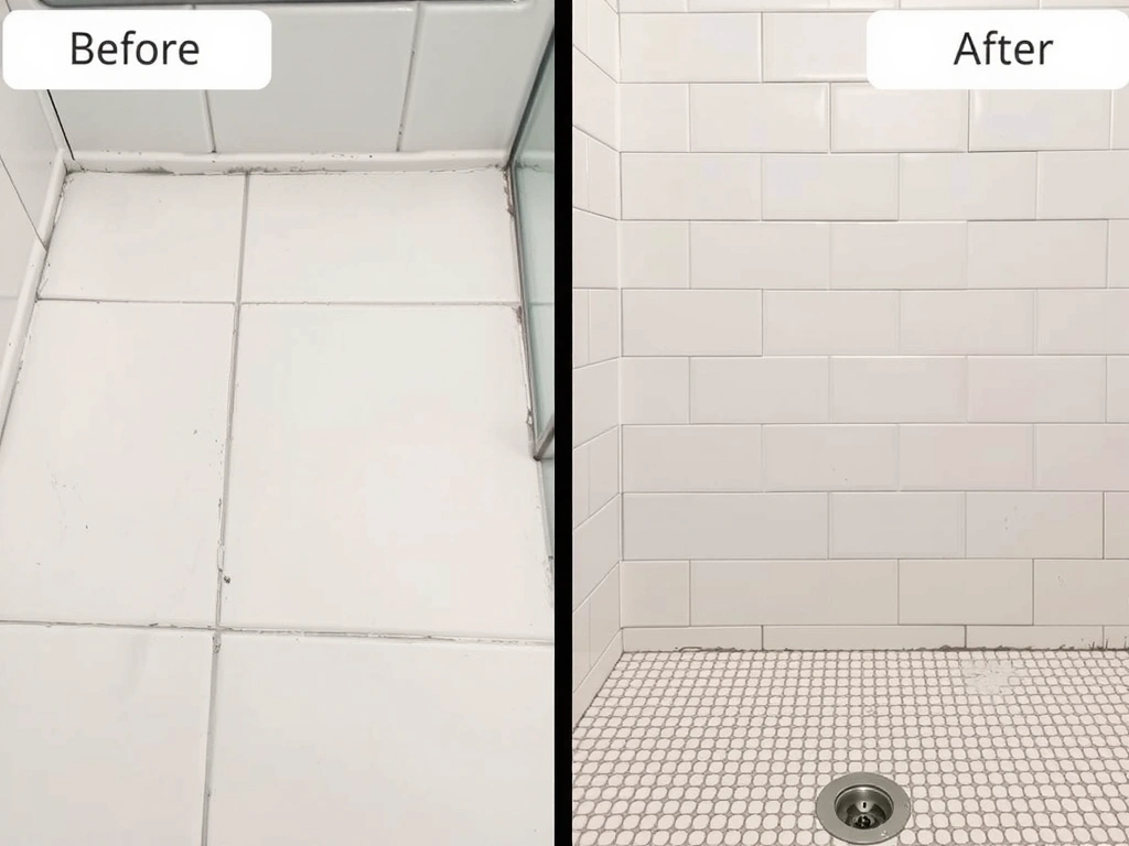 Grout after cleaning